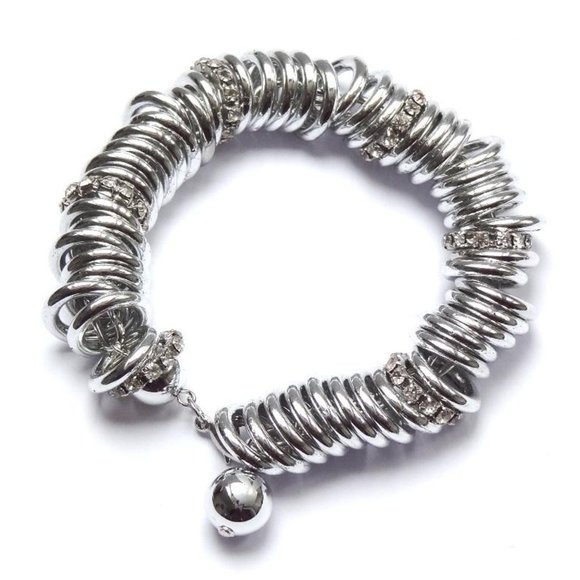 Playboy Bracelet Bunny Crystal Infinity Rings NWT NIB HTF RARE y2k Authentic Hot - Picture 7 of 10